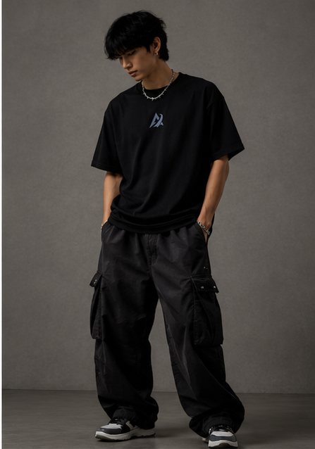 Akaza Upper Moon III Tee – Demon Slayer Oversized Streetwear