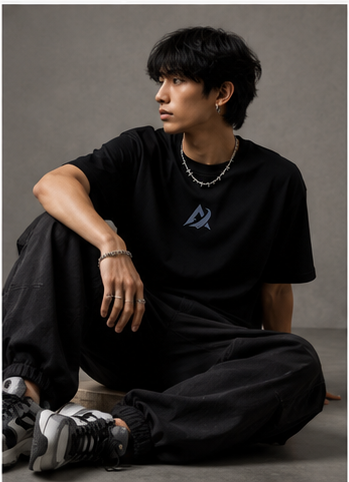 Akaza Upper Moon III Tee – Demon Slayer Oversized Streetwear