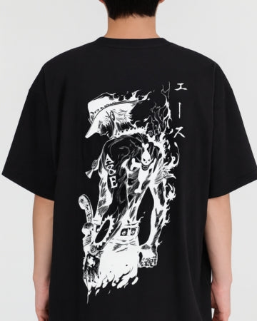 Arcstrong - Fire-fist Ace Graphic Oversized Tee