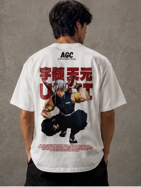 Tengen Uprising Tee – Demon Slayer Oversized Streetwear