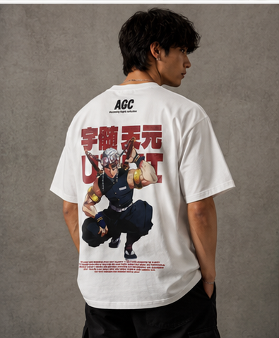 Tengen Uprising Tee – Demon Slayer Oversized Streetwear