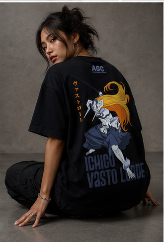 Vasto Lorde Graphic Tee – Oversized Anime Streetwear Shirt